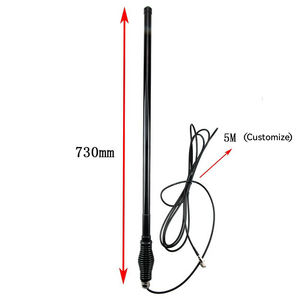 Antena ETMY CFP-730 de Alto Rendimiento con Base de Resorte de Fibra de Vidrio de 73 cm para Radios Hytera MD785 144/430MHz, Conector PL259, Potencia Máxima de 50W - Product Image 5