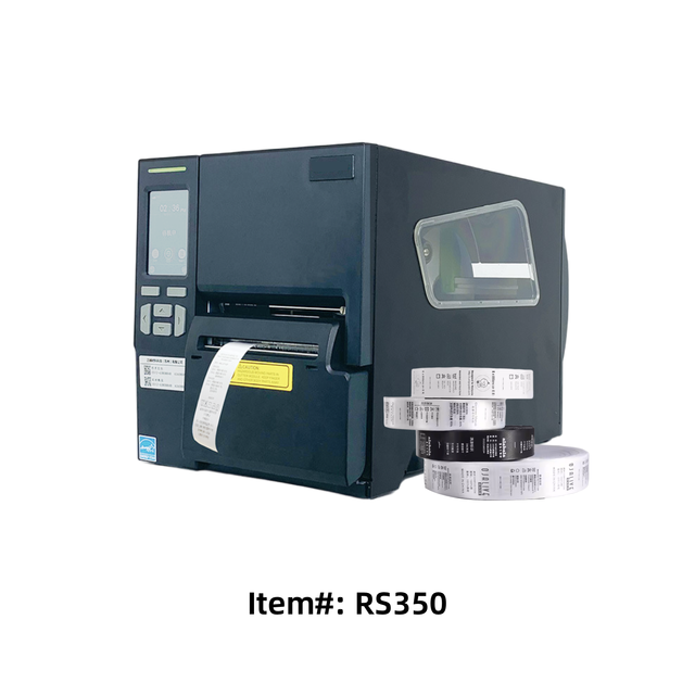 High-Speed 300DPI Single Row Dual-Row Ribbon Printer with Touch Screen Industria Thermal Label Printer for Garment Tags