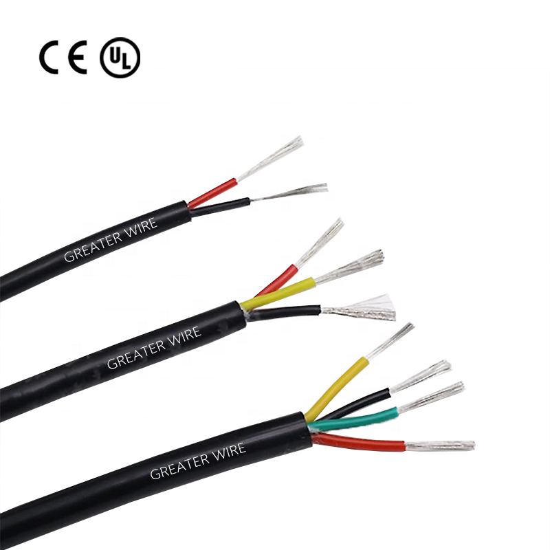 All'ingrosso resistente alla temperatura Awg 8 10 12 14 16 18 cavo flessibile rosso 2 core 24Awg cavo in Silicone 3.5mm filo rosso nero