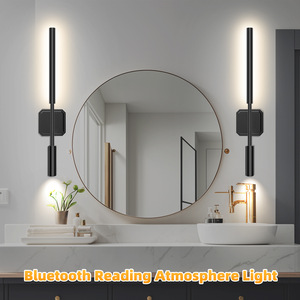 Applique murale LED sans fil détachable de 28 pouces avec batterie longue durée 10000 mAh et 350 lumens °   <span class=keywords><strong>Tête</strong></span> de lecture rotative 2026 - Product Image 6