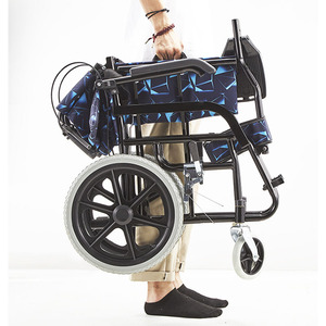 Quick Folding And Easy Taking Manual Wheelchair With Back Pocket - Product Image 4