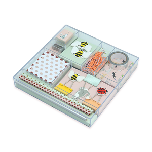 Bán Buôn Bộ Quà Tặng Văn Phòng Phẩm Văn Phòng Nhà Gấp Lại Clip Bàn Organizer Bộ Acrylic Trường Hợp Bàn Phụ Kiện - Product Image 2