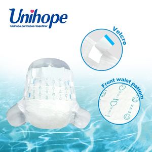 Pannolini per Adulti Unisex Premium Unihope, Alta Qualità, Traspiranti, Assorbenti, Design Stampato, Tessuto Non Tessuto, Prevenzione Perdite 3D - Product Image 3