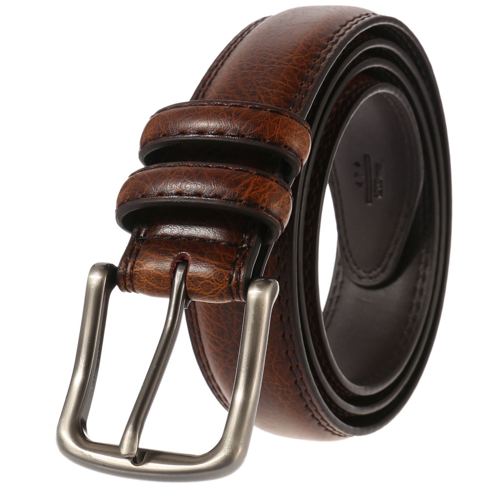 Brown leather belt
