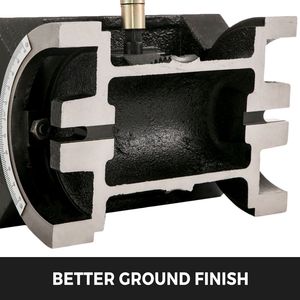 DB Wholesale 10x7inch Cast Iron Tilting Milling Table New 0-90 Degree Adjustable Swivel <b>Angle</b> Plate with 3 T-<b>slots</b> - Product Image 6