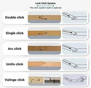 Parquet stratifié HDF 8 mm, simplicité moderne, grain de bois AC4, installation par clic, finition brillante, traitement de surface mat - Product Image 4