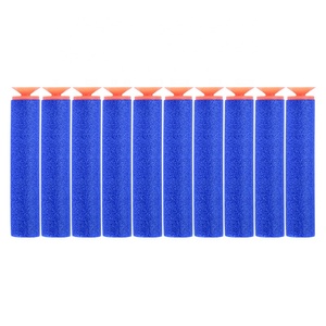 Confezione da 100 pezzi 7.2*1.3cm pistola ad aria compressa eva soft refill <span class=keywords><strong>ventosa</strong></span> foam dart bullet per bambini - Product Image 5