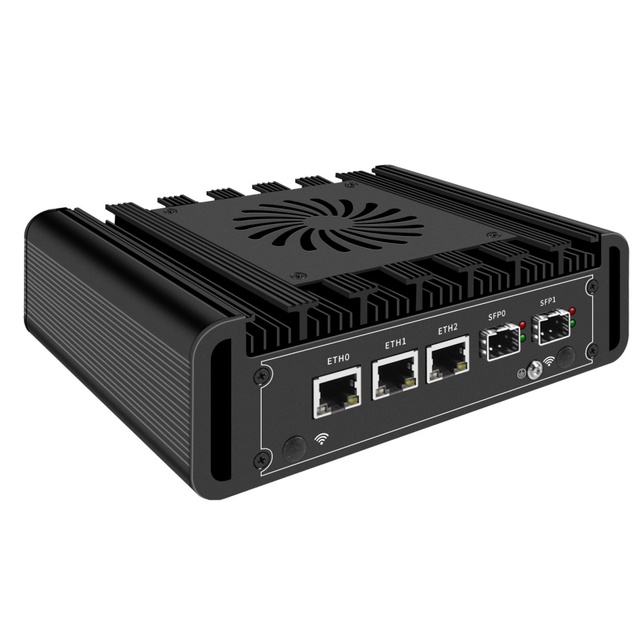 Intel I3 N305 N150 Mini Firewall Router PC 2x10G SFP+3x2.5G I226-V Lan 32GB DDR5 NVMe Proxmox PfSense OPNsense Home Server New