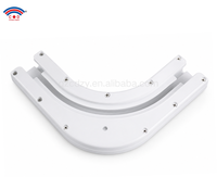 Rail en plastique Glydea de haute qualité et durable, coudé à 90 degrés, utilisé pour le système de rail Glydea, accessoires pour rideaux