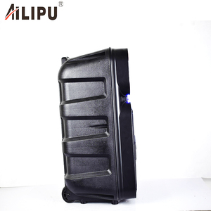 Dj Sound System 12 Inch Sub Woofer <strong>Ring</strong> Light Karaoke Big Amplifier Wireless Trolley Speaker with FM - Product Image 4