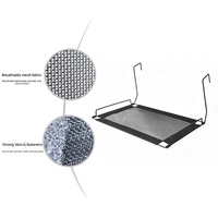 Hamac pour chat respirant et imperméable en maille, lit suspendu ventilé, filet rafraîchissant pour l'été, plateforme intérieure/extérieure, transat suspendu
