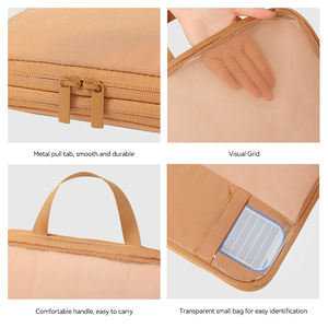 Set <span class=keywords><strong>di</strong></span> 6 Cubi <span class=keywords><strong>di</strong></span> Compressione Espandibili per Organizzare Vestiti e Bagagli, Pratico Aiuto Leggero per Viaggiatori - Product Image 4