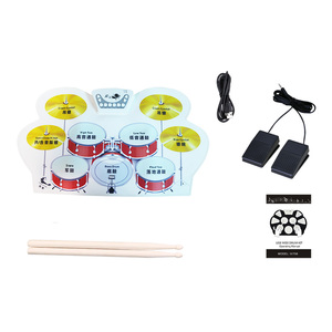 Piatti elettronici per batteria per <span class=keywords><strong>strumenti</strong></span> a percussione per batteria piccola natalizia - Product Image 5