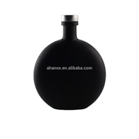 250ml 480ml 8oz 16oz personnalisé noir mat luxe haute qualité bouteille en verre d'huile d'olive extra vierge biologique avec bouchon en liège