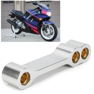 ลิงค์ลดระดับมอเตอร์ไซค์สีเงินสำหรับฮอนด้า <span class=keywords><strong>CBR</strong></span> 600 F2 F3 F4i 900 <span class=keywords><strong>919</strong></span> 929 954 1100 <span class=keywords><strong>RR</strong></span> - Product Image 4