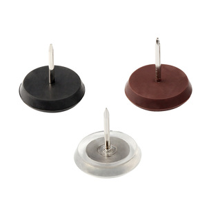 PVC Soft Rubber Furniture Foot Pads Anti-Slip Non-Slip For Sofa <b>Table</b> Chair Cabinet <b>Leg</b> Protection Pad Transparent Black Brown - Product Image 1