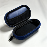 Mini étui de transport rigide en EVA étanche avec fermeture éclair pour le rangement d'accessoires électroniques portables