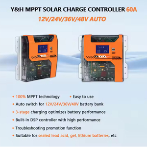 Smart Wifi alto voltaje de entrada Auto 12/24VDC/Auto Mppt controlador de carga <span class=keywords><strong>solar</strong></span> con pantalla Lcd 60V 100V controlador <span class=keywords><strong>solar</strong></span> - Product Image 3