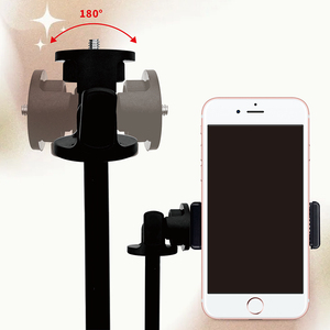 Support de téléphone compact à ouverture automatique, conception monobloc, perche à <span class=keywords><strong>selfie</strong></span> pliable en alliage d'aluminium, support automatique, trépied de 69 pouces - Product Image 5