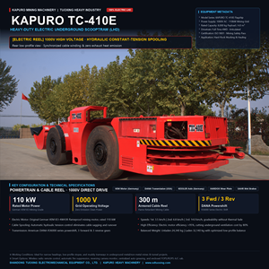 Chargeur minier électrique Kapuro TC-410E 8-10 tonnes, frein humide SAHR, Scooptram, machine de démolition souterraine robuste anti-corrosion - Product Image 2