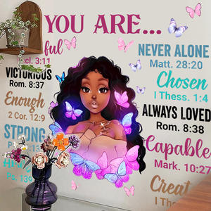 Decorazione per la casa autoadesiva citazione di arte della parete adesivi per <span class=keywords><strong>bambina</strong></span> - Product Image 1