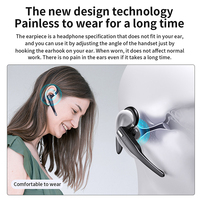 Micro-casque sans fil 525 à réduction de bruit active, mains libres, mono, pour affaires et extérieur, avec boîtier de charge