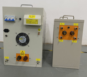 25kW apparecchiature di riscaldamento a induzione a media frequenza 35KW per saldatura, fusione 45KW, forgiatura, spegnimento 70KW, formatura a caldo - Product Image 4