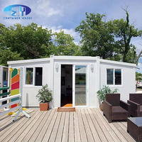 Conteneur d'expédition étanche Hous 20FT 40Ft maison modulaire extensible caravane pologne maisons portables 2 4 chambres maisons en conteneur