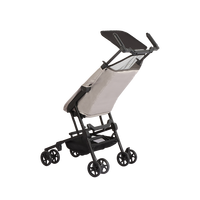 Poussette de voyage compacte légère à pliage rapide avec cadre en aluminium, sac de transport et roues EVA, capacité 25 kg, la plus petite au monde