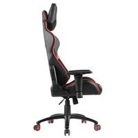 Fauteuil de jeu professionnel inclinable et pivotant en cuir PU haut de gamme, design moderne JR RACING, base cinq étoiles, hauteur réglable