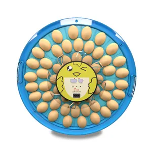 S52 inkubator telur ayam piring pemanas kecil dengan hangat untuk bayi anak ayam mesin penetas otomatis