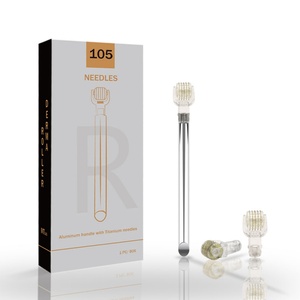 Rouleau à sourcils mini 105 aiguilles pour la repousse des sourcils, aiguilles personnalisables et remplaçables - Product Image 3