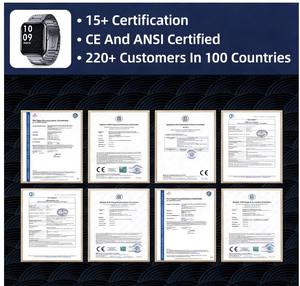 <span class=keywords><strong>Montre</strong></span> connectée avec détection <span class=keywords><strong>de</strong></span> chute pour personnes âgées, appels Bluetooth et rappel d'hydratation - Product Image 5