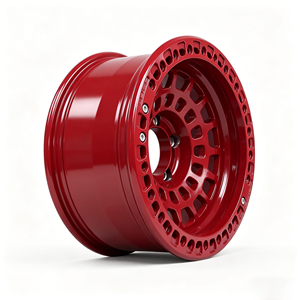 ล้อรถบรรทุกแบบขอบลึกสีแดงเงา ขนาด 18 19 20 21 22 นิ้ว 5x114.3 5x120 5x112 สำหรับล้อฟอร์จ - Product Image 4