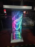 Écran LED Flexible Intérieur/Extérieur, Panneau d'Affichage Numérique, Écran Mobile Étanche pour Bar, Scène DJ, Publicité en Centre Commercial, Garantie 1 An