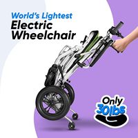 Fauteuil roulant électrique haut de gamme au Pakistan, en Corée du Sud, pliable, portable, intelligent, fauteuil roulant électrique intelligent, États-Unis