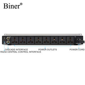 OEM <span class=keywords><strong>DT88</strong></span> เครื่องผสมสัญญาณเสียงแบบมืออาชีพ 8 ช่องสัญญาณ กำลังขับสูง พร้อมระบบควบคุมลำดับการเปิด-ปิด 9 ช่อง สำหรับอุปกรณ์เสียงบนเวทีดีเจ - Product Image 3