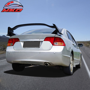 สปอยเลอร์หลังทรง Type R สีดำด้าน สำหรับ Honda Civic Sedan 4 ประตู ปี 2006-2011 - Product Image 2