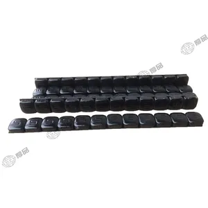 Auto Spare Parts Car Accessory 5g*12pcs Round-angled Fe Stick-on Wheel Balance Weight Spraying Black Adhesive Wheel Weights