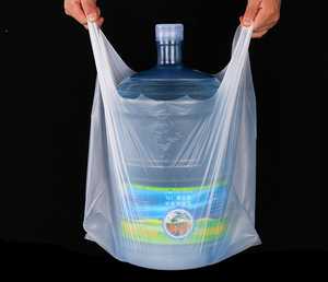 HDPE/LDPE Manufacturer Thank You Bags Custom <b>Plastic</b> Shopping Bag T-shirt <b>Plastic</b> Bags With Logos - Product Image 6