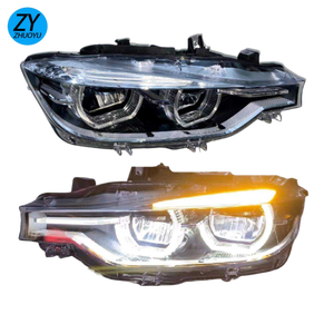 Sistema de Iluminación Automotriz, Conjunto de Faros LED, Compatible con <span class=keywords><strong>BMW</strong></span> <span class=keywords><strong>Serie</strong></span> <span class=keywords><strong>3</strong></span> 2016 <span class=keywords><strong>2017</strong></span> 2018 320i 325i 330i 328i F30 F35 - Product Image 1