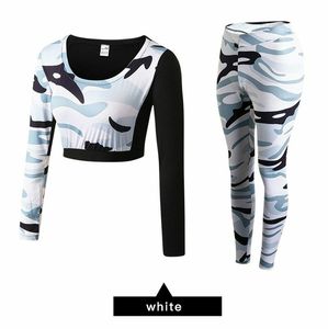 Conjunto de camisetas y pantalones, mallas de Fitness - Product Image 1