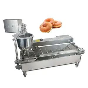 Friteuse électrique automatique pour la fabrication de gâteaux à donuts, appareil d'extrusion, expédition rapide