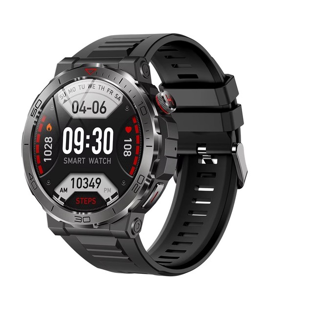 2026 MK68 GPS Smart Fitness Watches 1.43inch AMOLED Compass Heart Rate Monitoring IP68 Waterproof Smart Sports Watch Men
