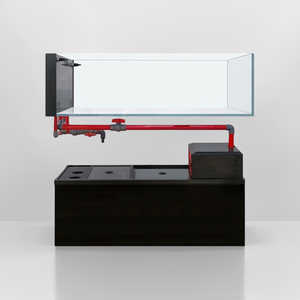 Aquarium sur mesure à débordement latéral ultra-étroit avec filtre de fond de style industriel pour Arowana et poissons rouges <span class=keywords><strong>Ranchu</strong></span> - Product Image 2