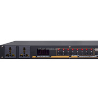 TNH Controlador de Secuenciador de Potencia de 8 + 2 Salidas, Acondicionador con Interruptor de Aire, Fuente de Alimentación LED para Equipos de Audio, 2 Salidas