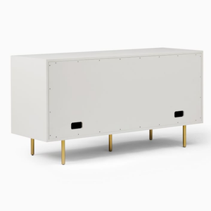 家居客厅家具现代自然木质3抽屉储物餐具柜自助餐柜 - Product Image 5