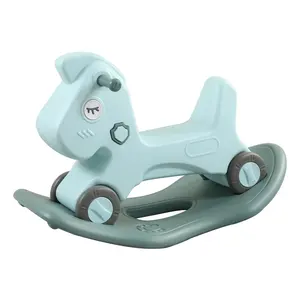 Funny Indoor Playground Plastic Kids Riding Toy Rocking Horse