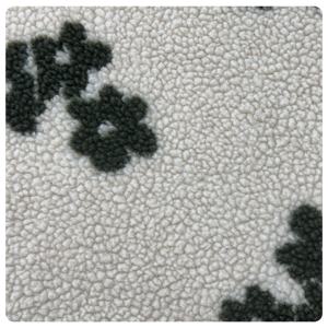 신선한 녹색 자카드 니트 셰르파 플러시 원단 프리미엄 인조 모피 소재 어린이 침대 베개 커버 홈 장식 애완 동물 의류 - Product Image 1