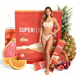 Bebida Electrolítica en Polvo para Hidratación Deportiva con <span class=keywords><strong>Magnesio</strong></span>, Sabor Sandía y Naranja, Gránulos Instantáneos Solubles - Product Image 6